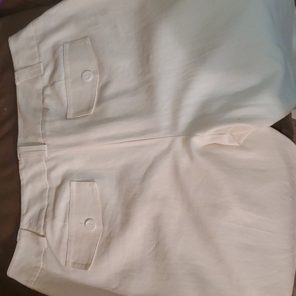 Off white linen pant - Picture 2 of 2
